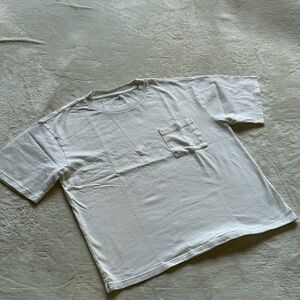 GAP Oversized White Pocket Tee